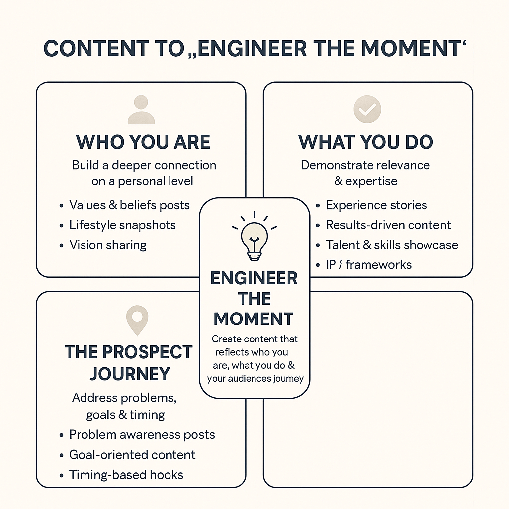 "Engineer The Moment" Content Blueprint for Social Media