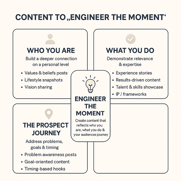"Engineer The Moment" Content Blueprint for Social Media